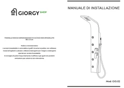 Colonne de douche hydromassage avec quatre fonctions en acier brossé