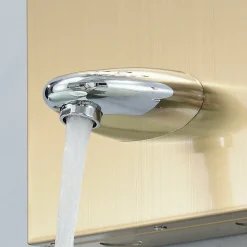 Colonne de douche hydromassante LULY 4 jets + 1 robinet Or - Saniverre