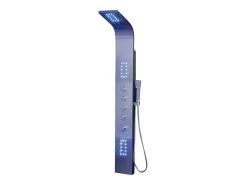 Colonne de douche hydromassante thermostatique à leds - 20 x 165cm - Argent - FELICITA