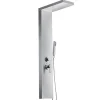 Colonne de douche hydromassante ZENY 3 jets Gris / Argent - Saniverre