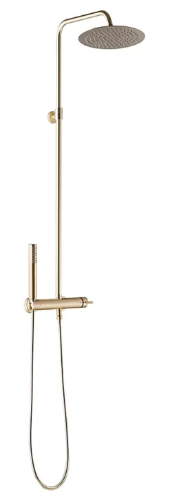 Colonne de douche mécanique, doré, Essebagno Luisa 250