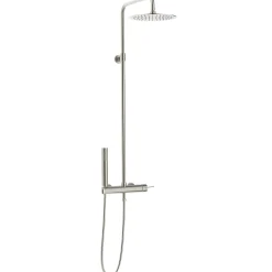 Colonne de douche mécanique façon inox Essebagno Luisa
