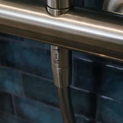 Colonne de douche mécanique façon inox Essebagno Luisa