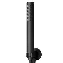 Colonne de douche mécanique encastrée en laiton massif finition noir mat, GoodHome Owens