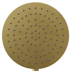 Colonne de douche mécanique encastrée en laiton massif finition satin, GoodHome Owens