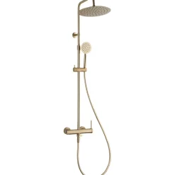 Colonne de douche mécanique or brossé 250 Essebagno Lollipop II