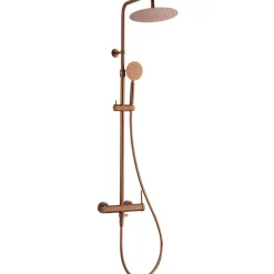 Colonne de douche mécanique cuivre brossé 250 Essebagno Lollipop II