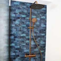 Colonne de douche mécanique cuivre brossé 250 Essebagno Lollipop II