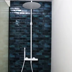 Colonne de douche mécanique, blanc, Essebagno Luisa 250