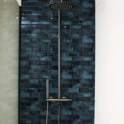 Colonne de douche mécanique, gun metal, Essebagno Esserondo