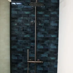 Colonne de douche mécanique, gun metal, Essebagno Esserondo