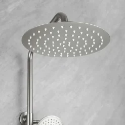 Colonne de douche mécanique avec barre extensible SKY BATH nickel brossé PVD série PROMISE