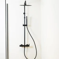 Colonne de douche mécanique noire 300 Essebagno Delice II