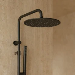 Colonne de douche mécanique noire 300 Essebagno Delice II