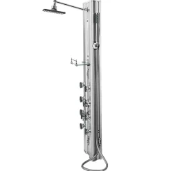 Colonne de douche Panneau de douche en Aluminium argent