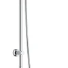 Colonne de douche sans robinetterie chrome, Edouard Rousseau Soto