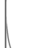 Colonne de douche sans robinetterie avec pommeau + douchette 2 jets + flexible + barre réglable, chrome, Hansgrohe Vernis Shape