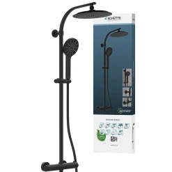 Colonne de douche Schütte MADURA FRESH noir mat