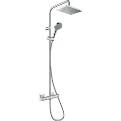 Colonne de douche thermostatique HANSGROHE Vernis Shape 230 Green chromé