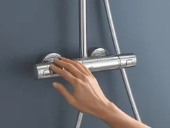 Colonne de douche thermostatique chromé Grohe Vitalio 310