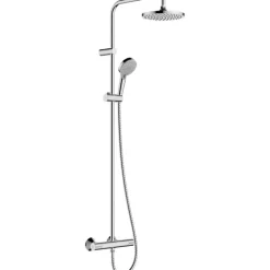 Colonne de douche thermostatique HANSGROHE Vernis Blend 200 Green chromé