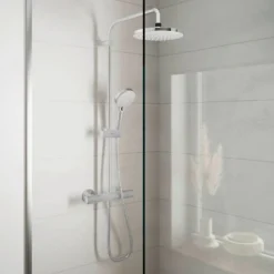 Colonne de douche thermostatique HANSGROHE Vernis Blend 200 Green chromé