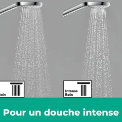 Colonne de douche thermostatique HANSGROHE Vernis Blend 200 Green chromé