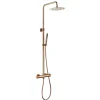 COLONNE DE DOUCHE THERMOSTATIQUE EN LAITON ROSÉ DORÉ (CUIVRE) SC418 COLLECTION PENEE