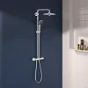 Colonne de douche thermostatique chrome H.112 cm, Grohe Vitalio TurboStat