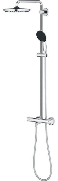 Colonne de douche thermostatique chrome H.112 cm, Grohe Vitalio Start