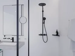 Colonne de douche thermostatique noir Hansgrohe Raindance Select S