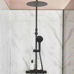 Colonne de douche thermostatique JACOB DELAFON Metro noir mat