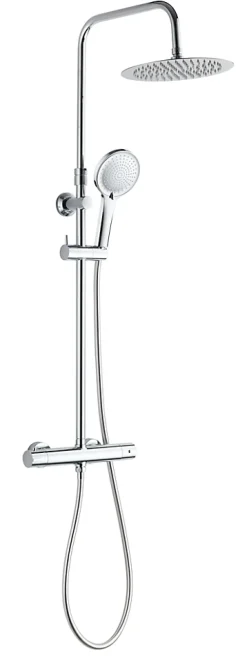 Colonne de douche thermostatique chrome, Edouard Rousseau Ars