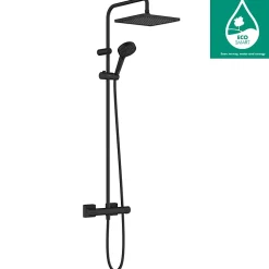 Colonne de douche thermostatique HANSGROHE Vernis Shape 230 noir mat