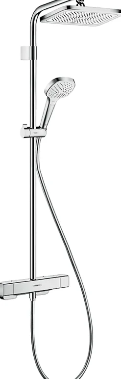 Colonne de douche thermostatique chromé Hansgrohe Croma E