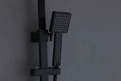 Colonne de douche thermostatique avec barre extensible SKY BATH noir mat Inox S304 série PARADISE