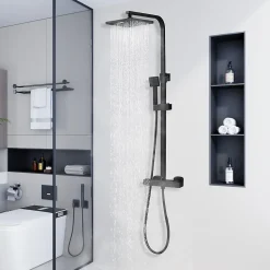 Colonne de douche thermostatique avec pomme de douche