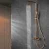 Colonne de Douche Thermostatique Anti-Calcaire Or Rose Cuivré IMEX NAPOLES BTN047/ORC