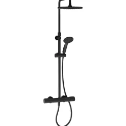 Colonne de douche thermostatique JACOB DELAFON Juliette noir mat