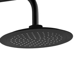 Colonne de douche thermostatique noire mate Essebagno Essegoia