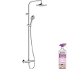 Colonne de douche thermostatique HANSGROHE Vernis Blend 2 jets + nettoyant