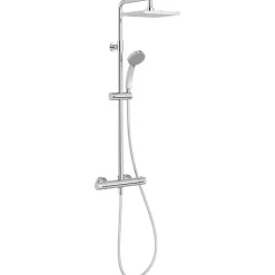 Colonne de douche thermostatique JACOB DELAFON Colette 4 jets, Chrome