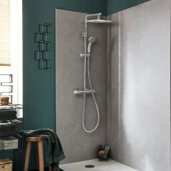 Colonne de douche thermostatique JACOB DELAFON Colette 4 jets, Chrome