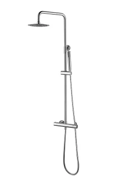 Colonne de douche thermostatique - Monza - Diamètre tête de douche : 300 mm - Coloris: or brossé