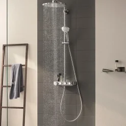 Colonne de douche thermostatique GROHE Euphoria SmartControl System 310 Duo avec nettoyant GrohClean
