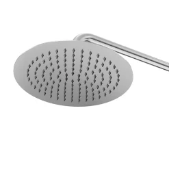 Colonne de douche thermostatique + barre réglable + douchette + flexible, chrome, GoodHome Owens