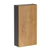 Colonne de rangement TAMO 1 porte Coloris gris anthracite L40 x P16 x H75 cm Meuble suspendu