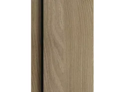 Colonne de salle de bain ANGI 2 portes 140x30x27 cm chêne T-BATH
