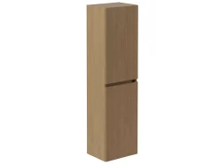 Colonne de salle de bain KIVE 2 portes 150x40x31,6 cm chêne T-BATH