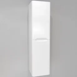 Colonne de salle de bain LUNA 135cm Blanc Brillant